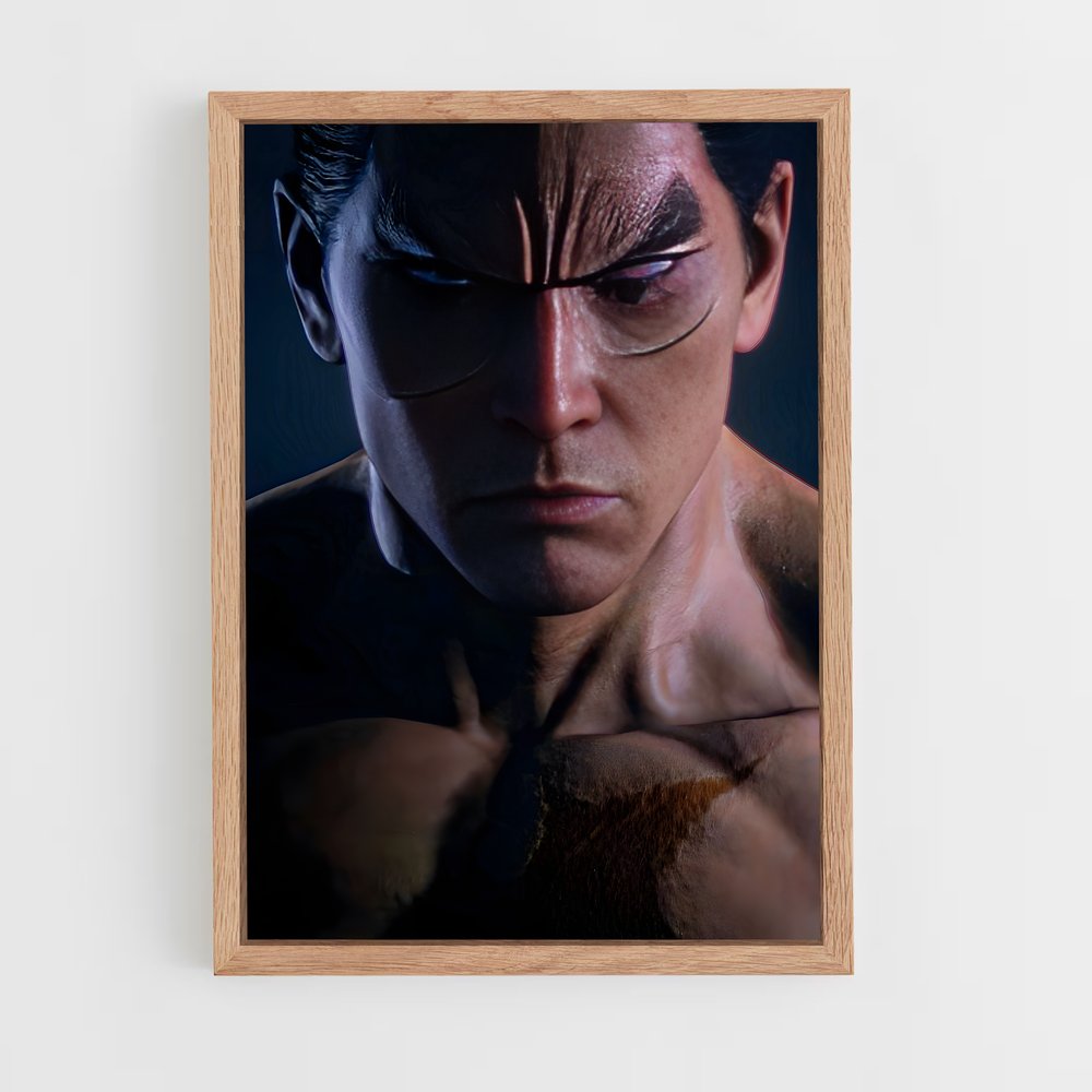 Poster Kazuya, le Titan – affiche Tekken (vue 4)